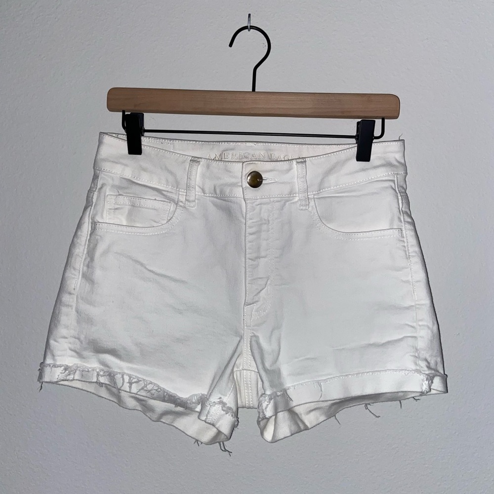American Eagle High Rise Shortie Shorts size 8